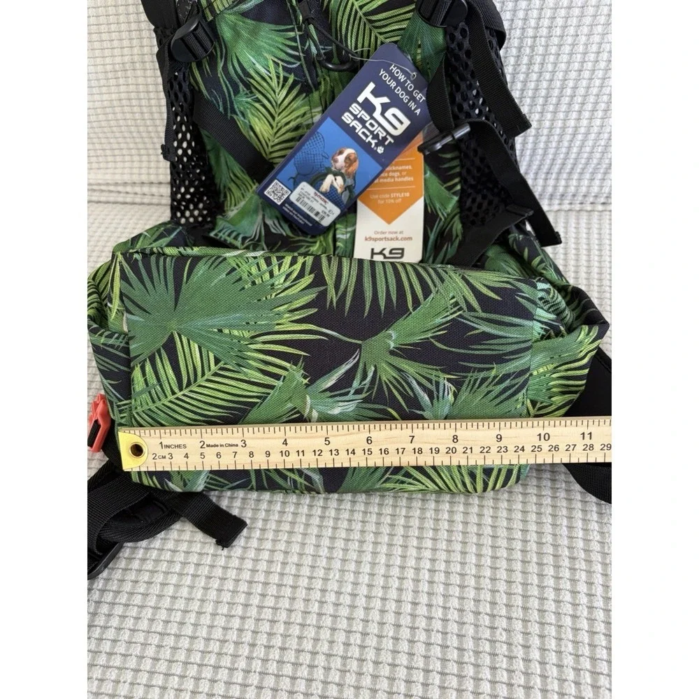 k9 Sport Sack Medium Palm Leaf Rare NWT
